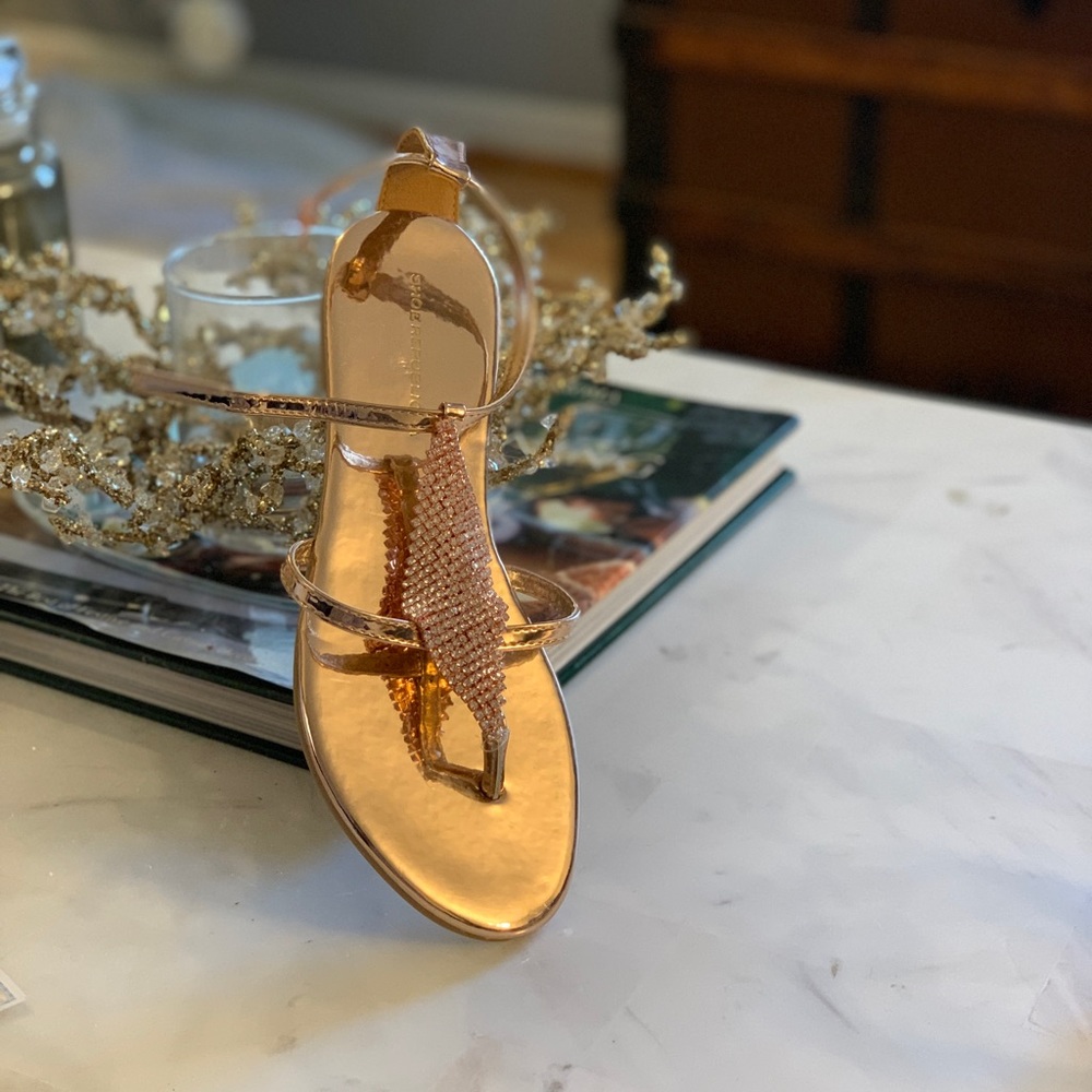 Rose gold sandal